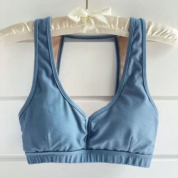 Niyama Sol Eclipse Medium Support Sports Bras In Coral, Slate Blue, Ballet Pink - Picture 12 of 16